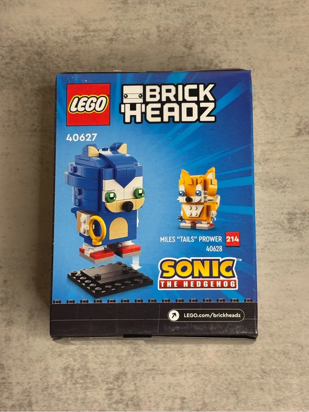 Lego BrickHeadz Sonic the Hedgehog Set (#40627) - Picture 2 of 7